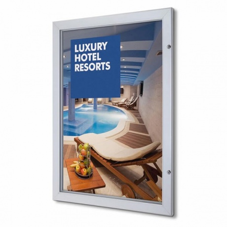 Lockable Poster Case - Interior & Covered Exterior Use